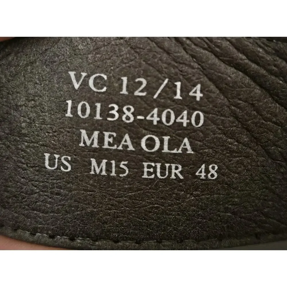 Olukai Mea Ola Mano Men's Sandals Flip Flops Black / Dk Shadow Size 15